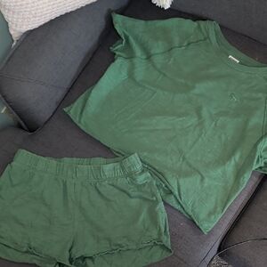 PINK Matching Lounge Set. Kelly Green